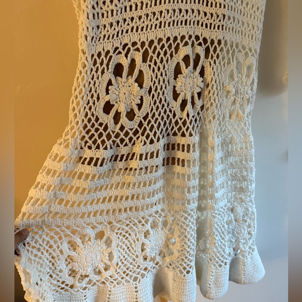 Self-Portrait Crochet Midi Dress - Picture 4 of 5